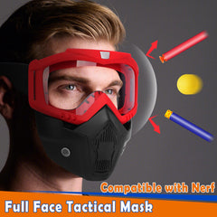 POKONBOY Nerf Rival compatible goggles ensure safe eye protection in toy battles