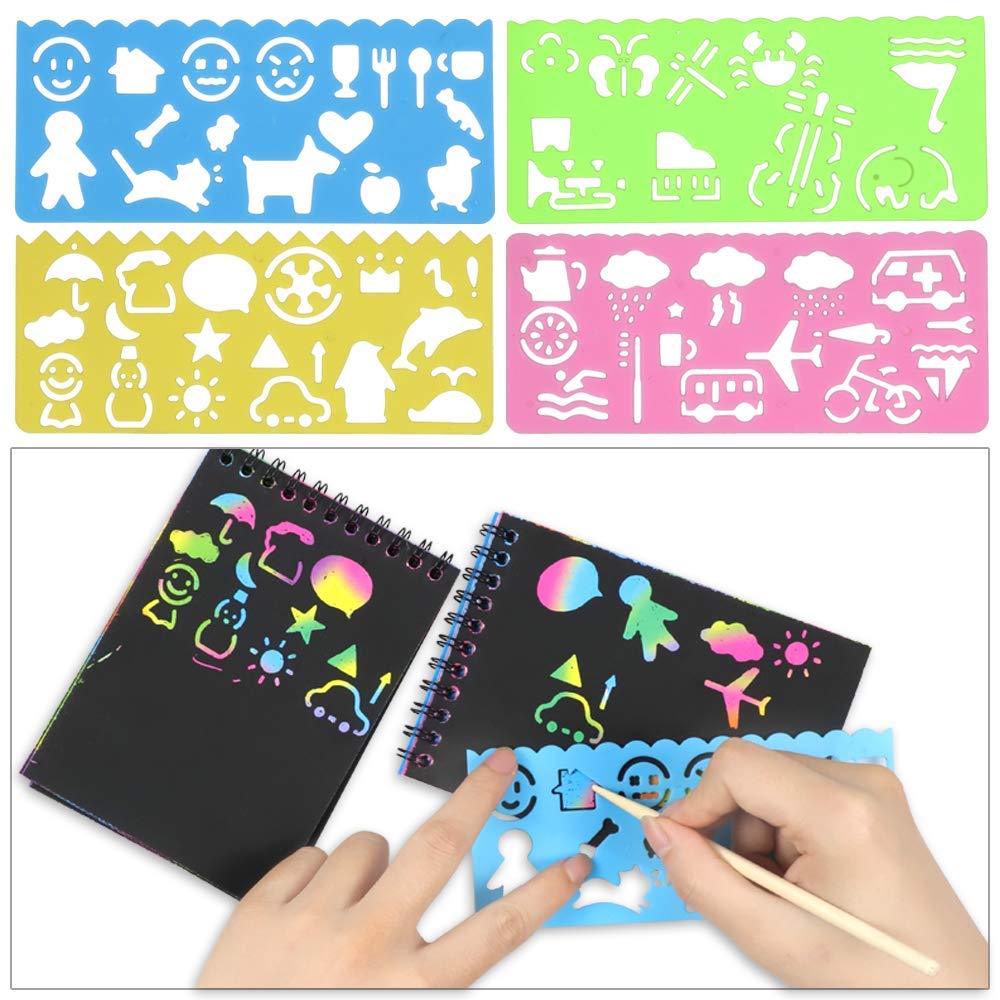 Pokonboy scratch art party favors add playful, artsy flair to events.