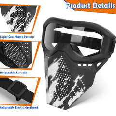 POKONBOY adjustable-strap mask for secure fit during active play.