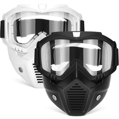 POKONBOY two pack detachable masks with goggles for Nerf battles
