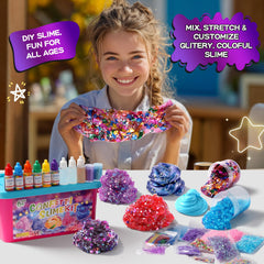 pokujyrt Confetti Slime Kit—color dyes for vibrant, engaging slime colors.