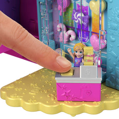 Polly Pocket Gumball Bear playset ice cream mountain slides into fun.