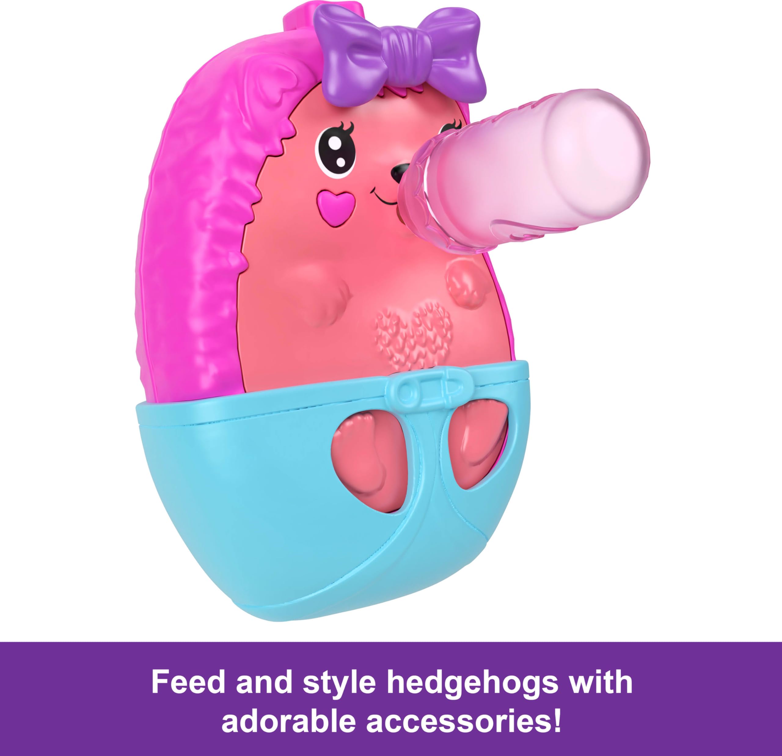 Polly Pocket hedgehog garden swing spot encourages interactive garden fun