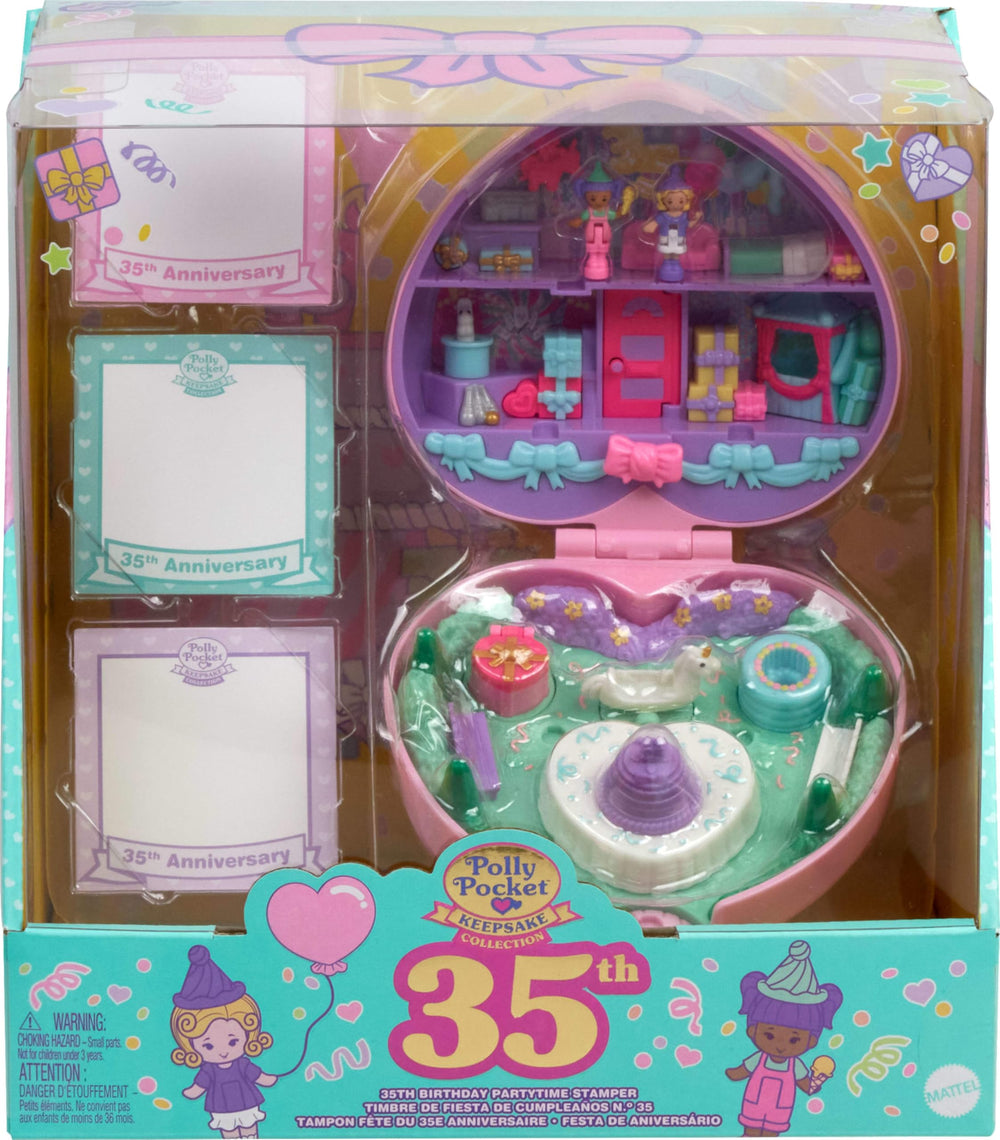 Polly Pocket heritage compact window box display ideal for collectors