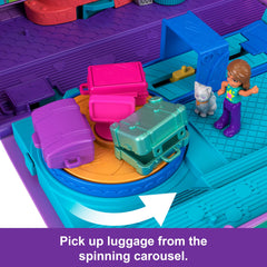 Polly Pocket Kitty Airways overhead bins for luggage stowing pretend play
