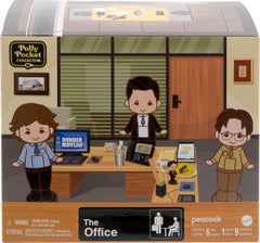 Premium display box highlights The Office crossover collectibles.