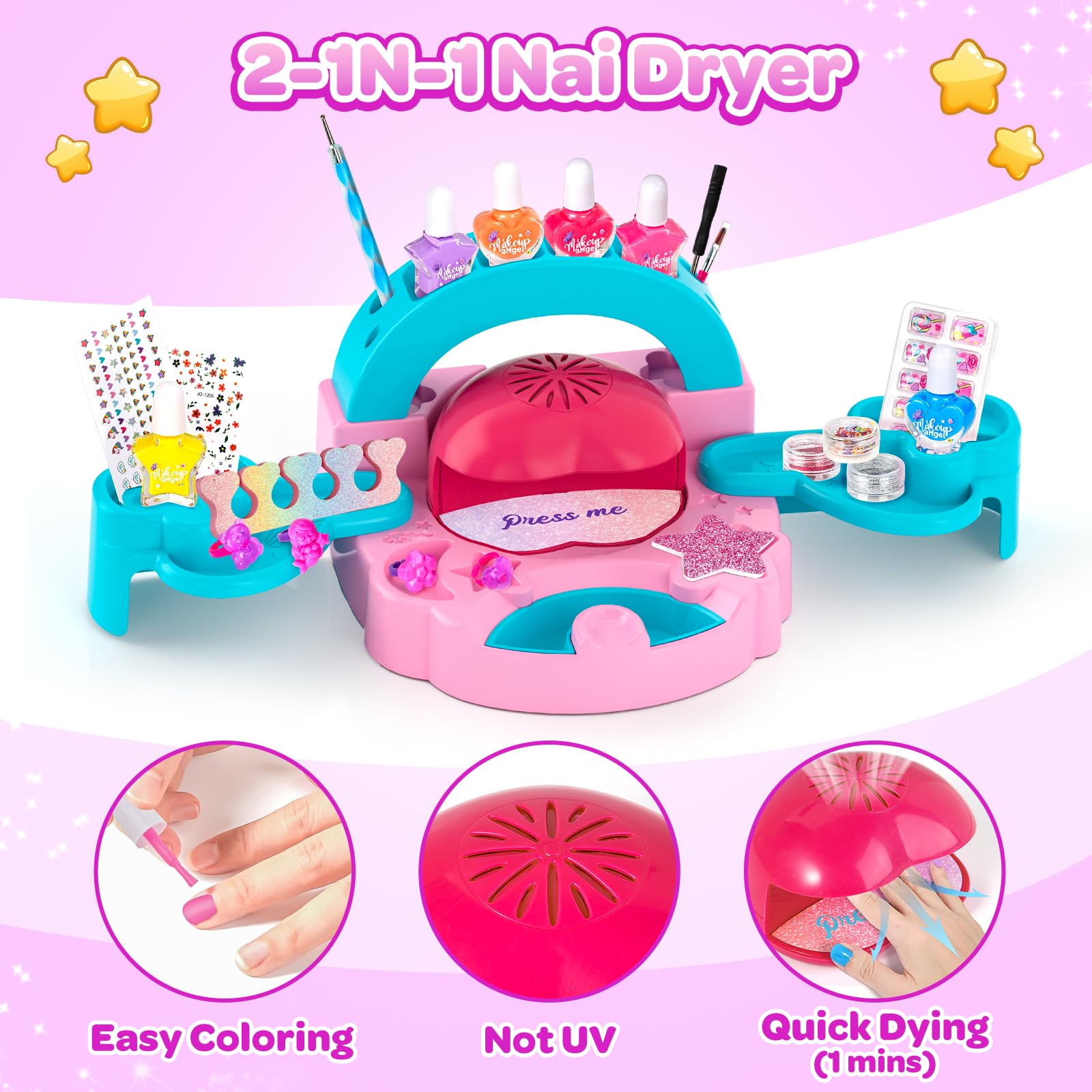 Polokping Nail Sticker Sheets for cute decals and quick looks.