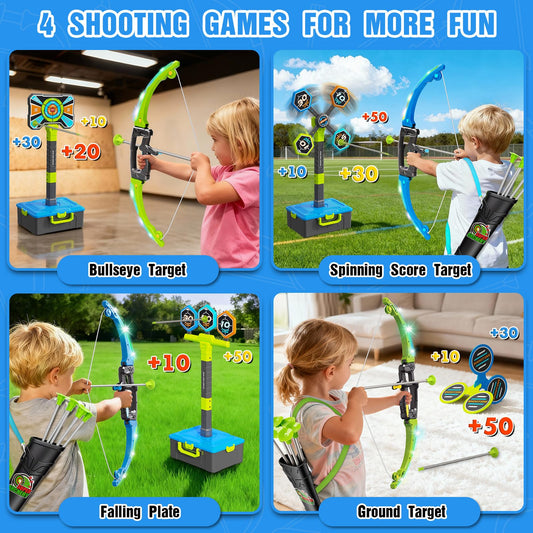 Polokping suction arrows attach to targets for safe, mess-free practice.