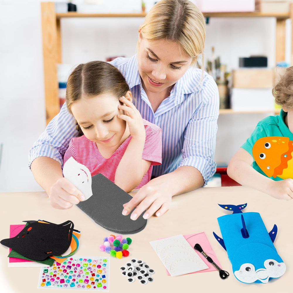WATINC pom-poms and eyes bundle adds texture and expressions for lively puppets