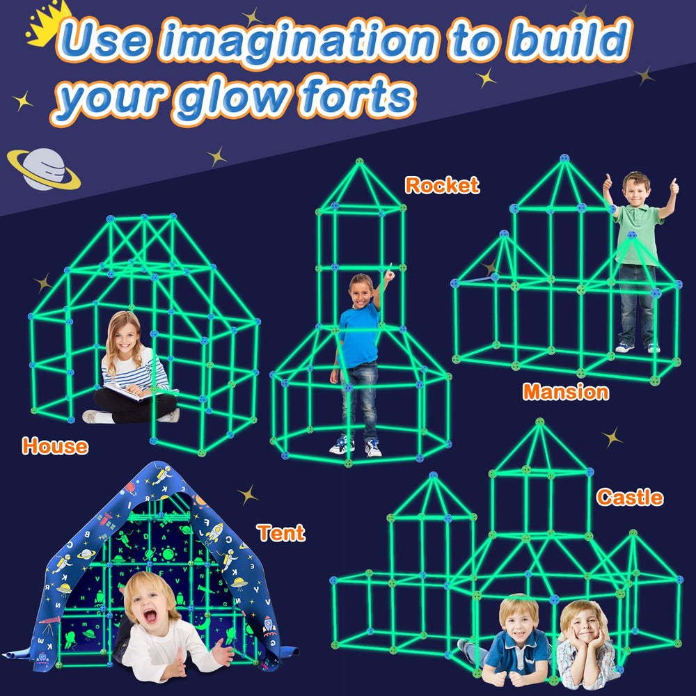 Pomasy indoor-outdoor fort set for versatile play spaces