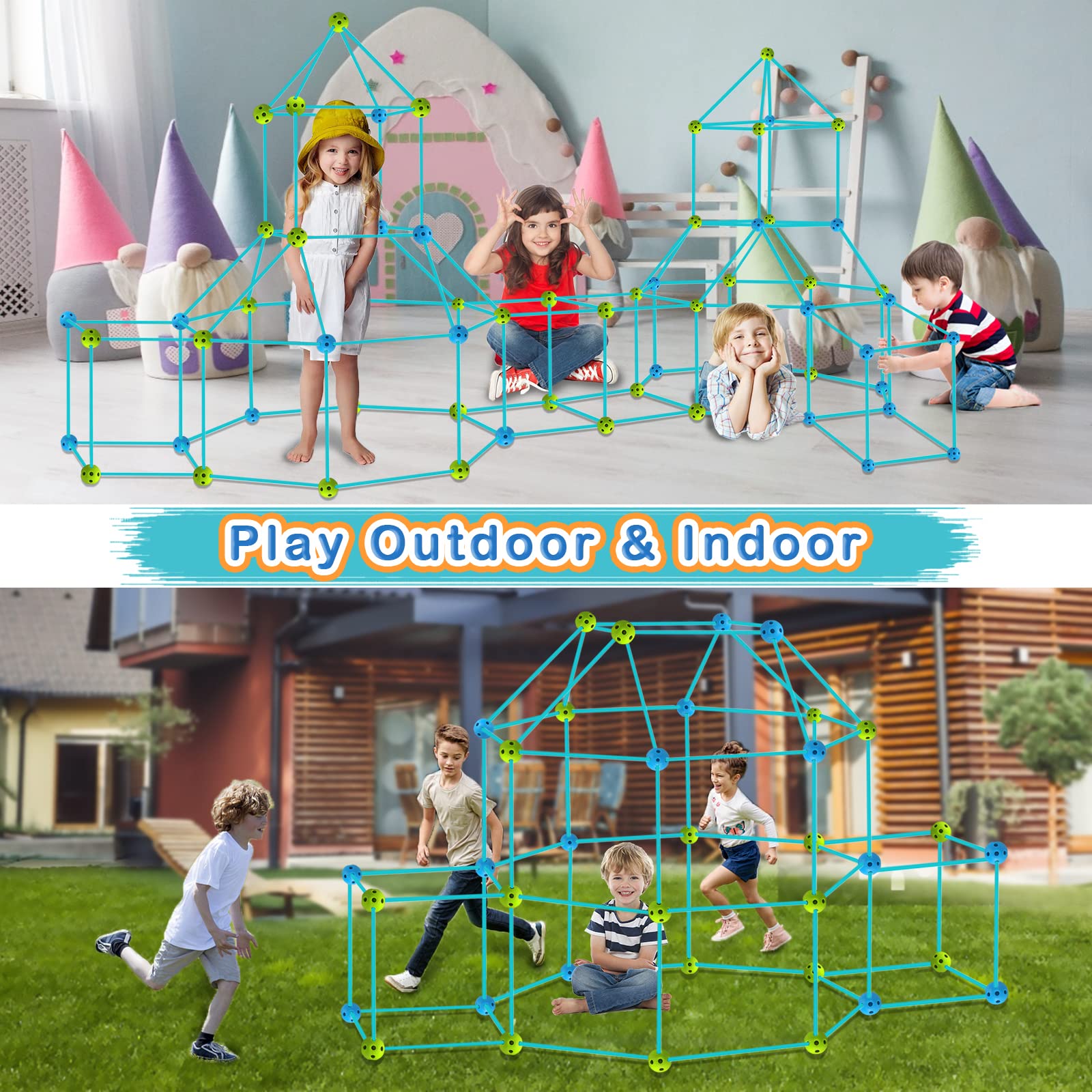 Pomasy STEM fort kit inspires imaginative engineering and problem-solving