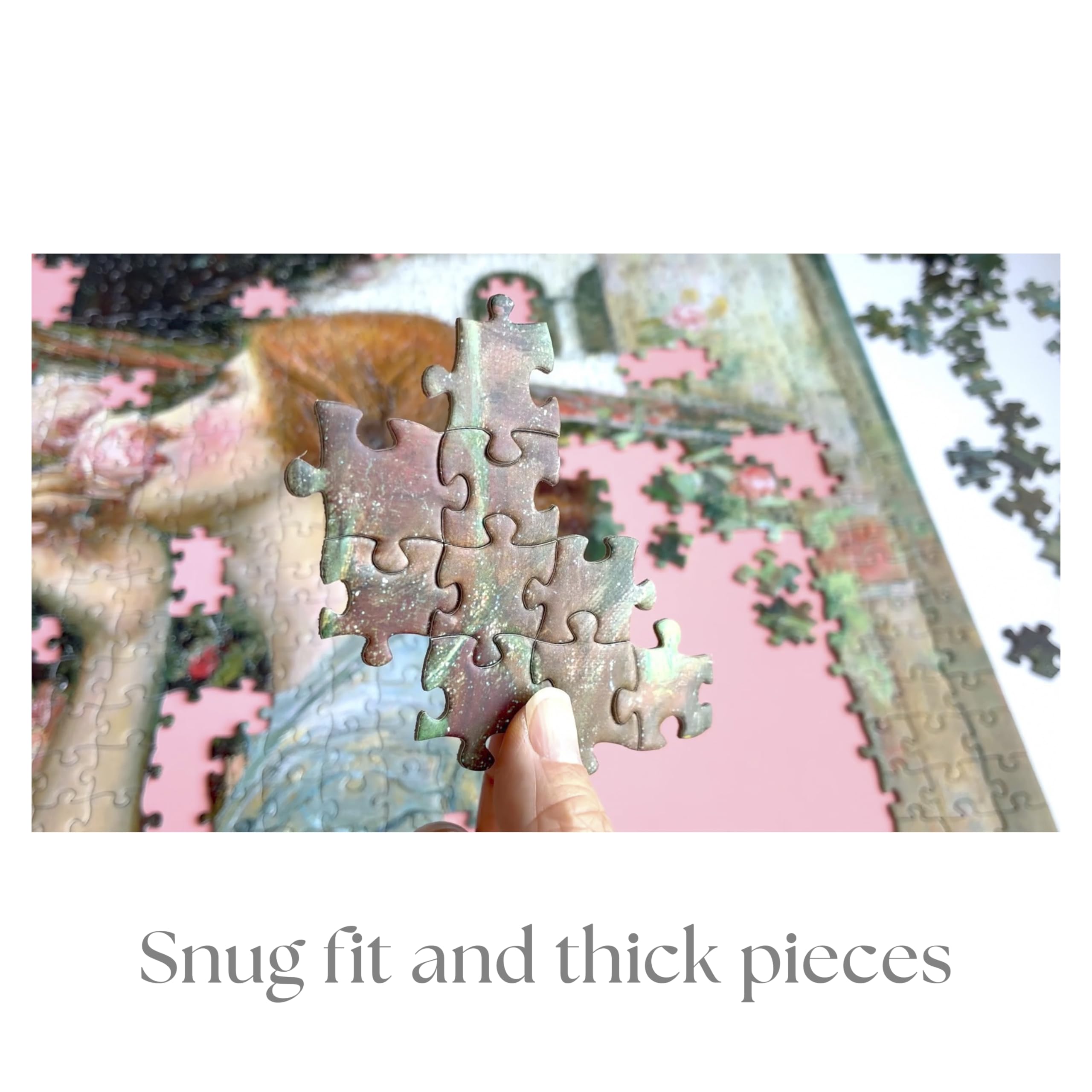 Pomegranate Charley Harper Wild Summer puzzle offers a snug-fit experience for focused problem-solving.