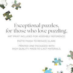 Pomegranate Wild Summer Charley Harper puzzle provides mindful time with family and friends.