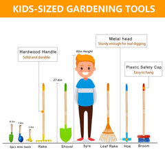 POMIKU kids gardening tools shovel for hands-on digging.