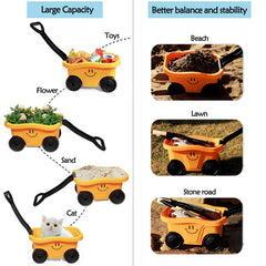 POMIKU kid-friendly rake supports gentle weeding during garden pretend-play.