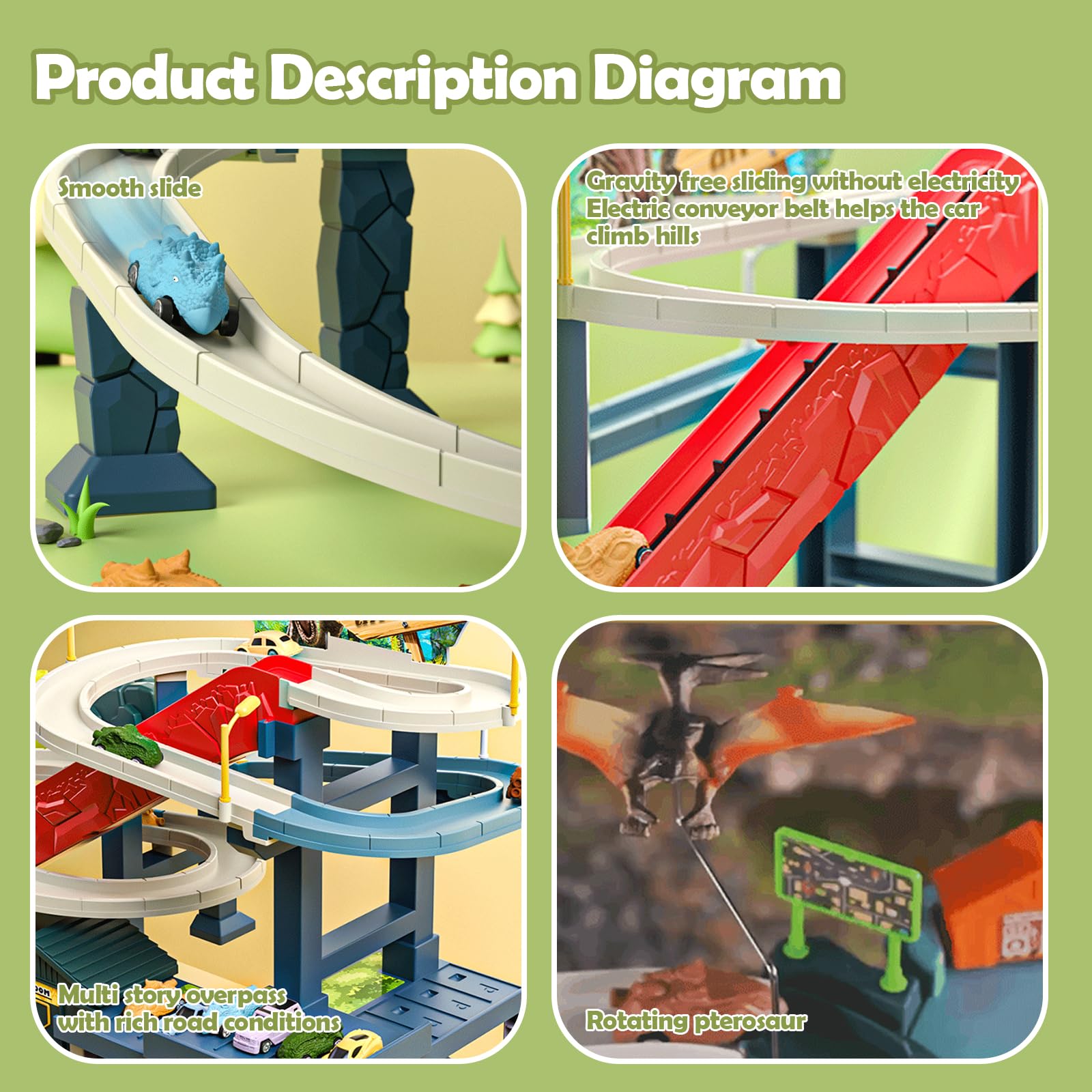 Ponilyer multi-loop track system offers varied racing layouts for creativity