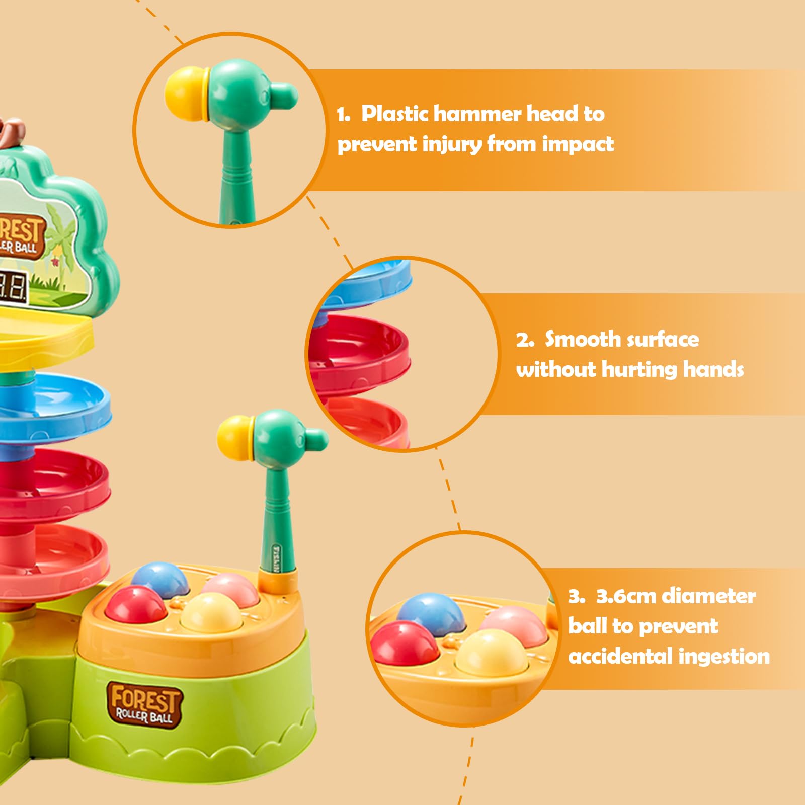 Ponilyer two-player setup encourages social play and healthy competition.