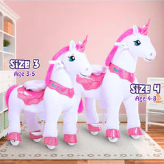 PonyCycle ride-on unicorn pink packaging tips for gift-ready presentation.