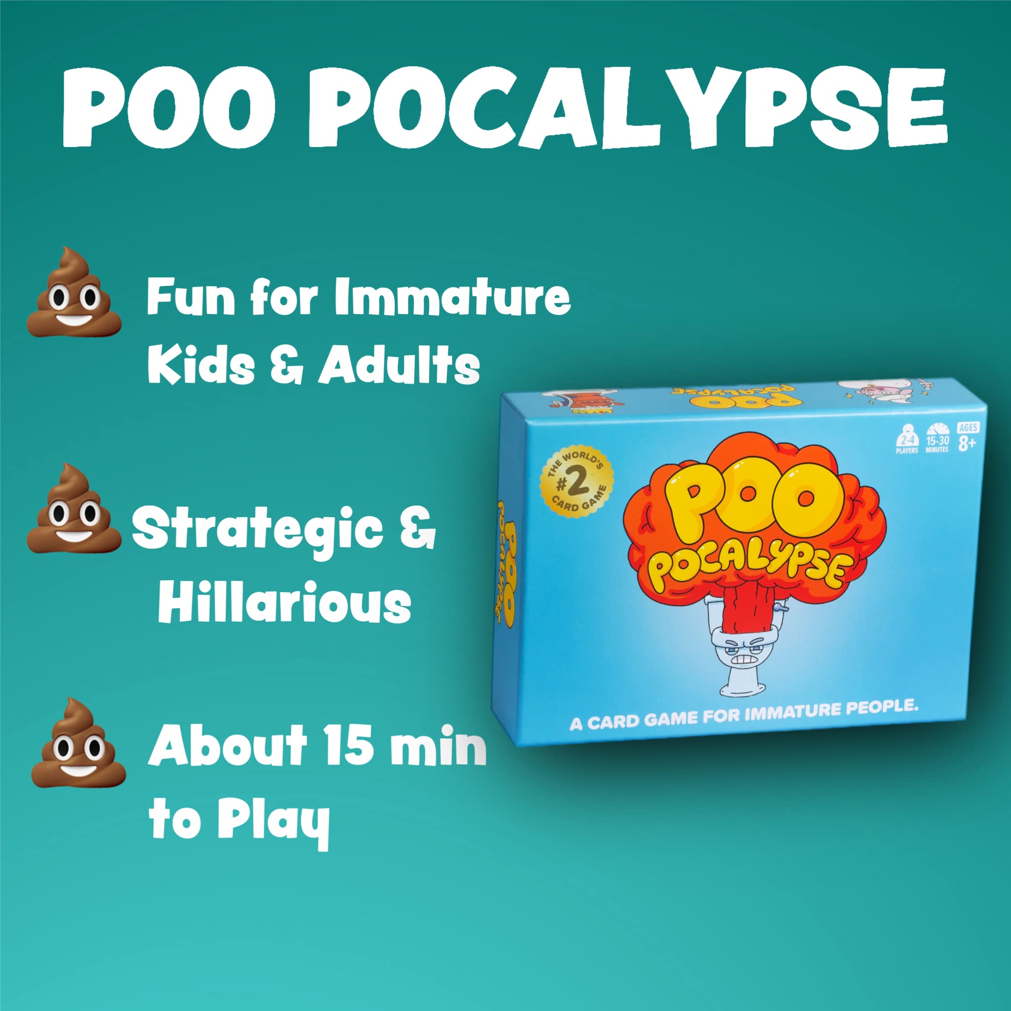 Poo Pocalypse Kickstarter success highlights vibrant art and broad appeal.