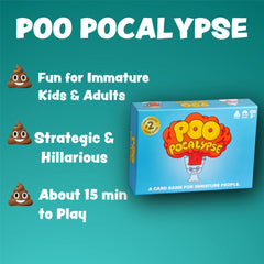 Poo Pocalypse Kickstarter success highlights vibrant art and broad appeal.