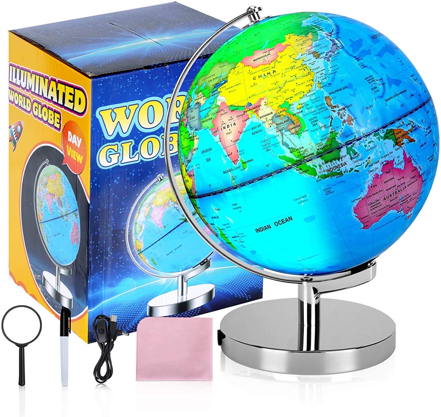 POOCCI globe dustproof and waterproof coating reduces wear over time