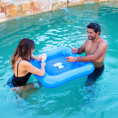 Poolcandy easy inflate and deflate with repair patch for quick setup.