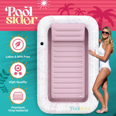POOLSIDER XL tanning bed for adults offers extra space and 4-in-1 versatility for poolside lounging