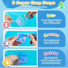 Poonoo disposable gloves protect hands during sensory play