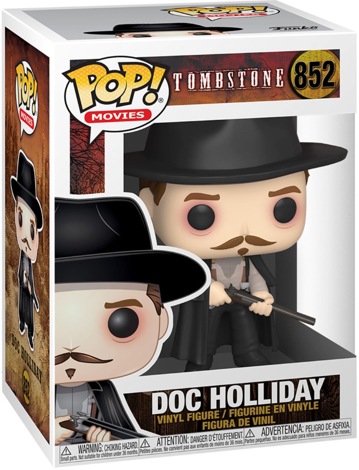 Doc Holiday figure with box protector for safe storage