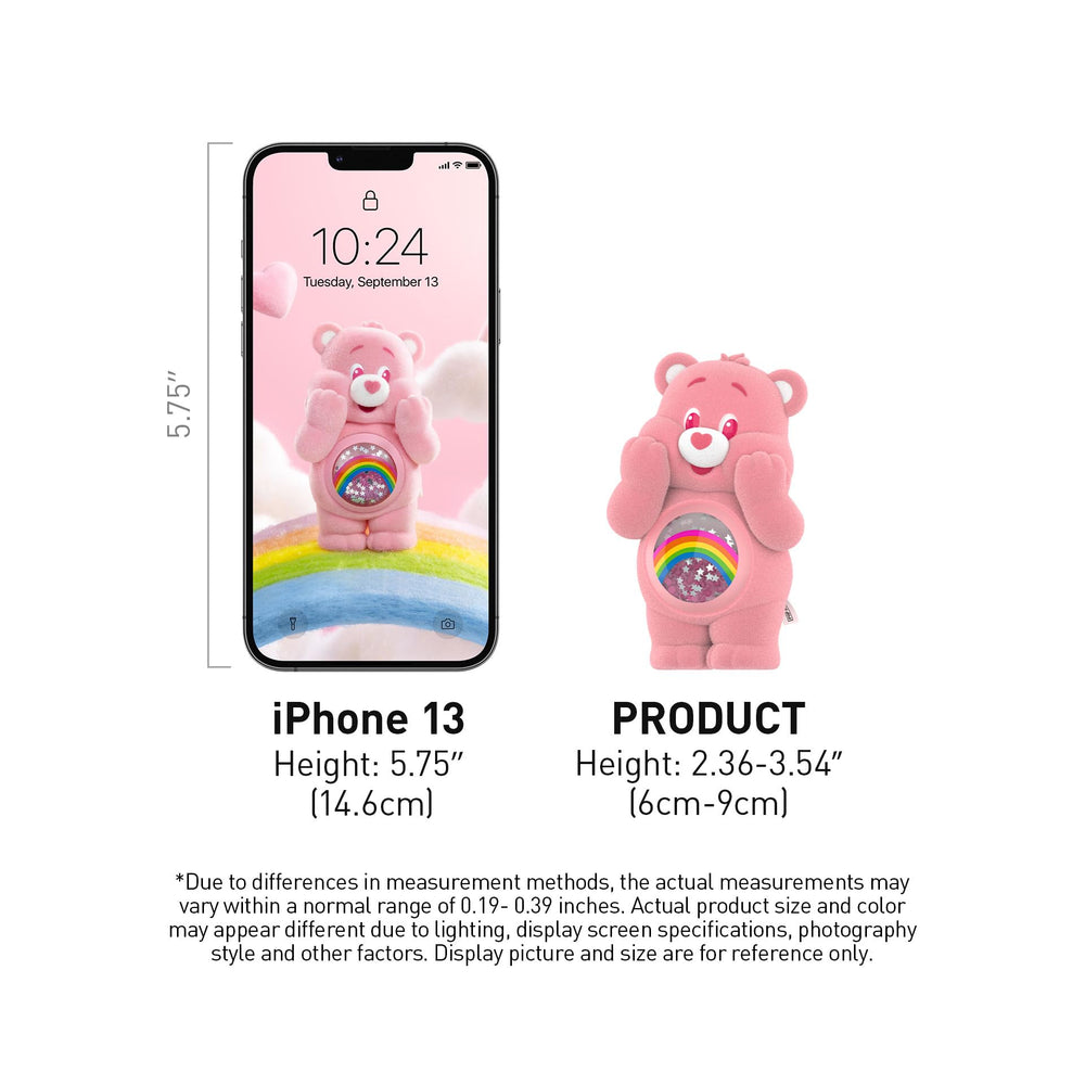 POP MART Care Bears blind box packaging uses safe materials for display.