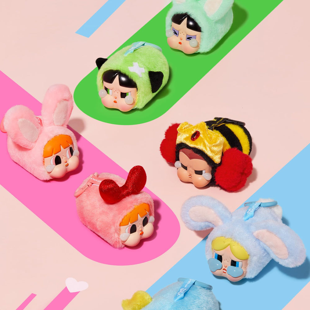 POP MART Crybaby plush keychain design showcases soft materials for daily accessories.