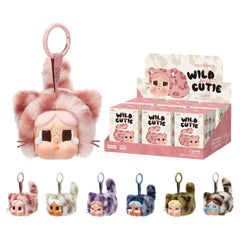 POP MART Crybaby Wild but Cutie pendant box front, collectible design for display.