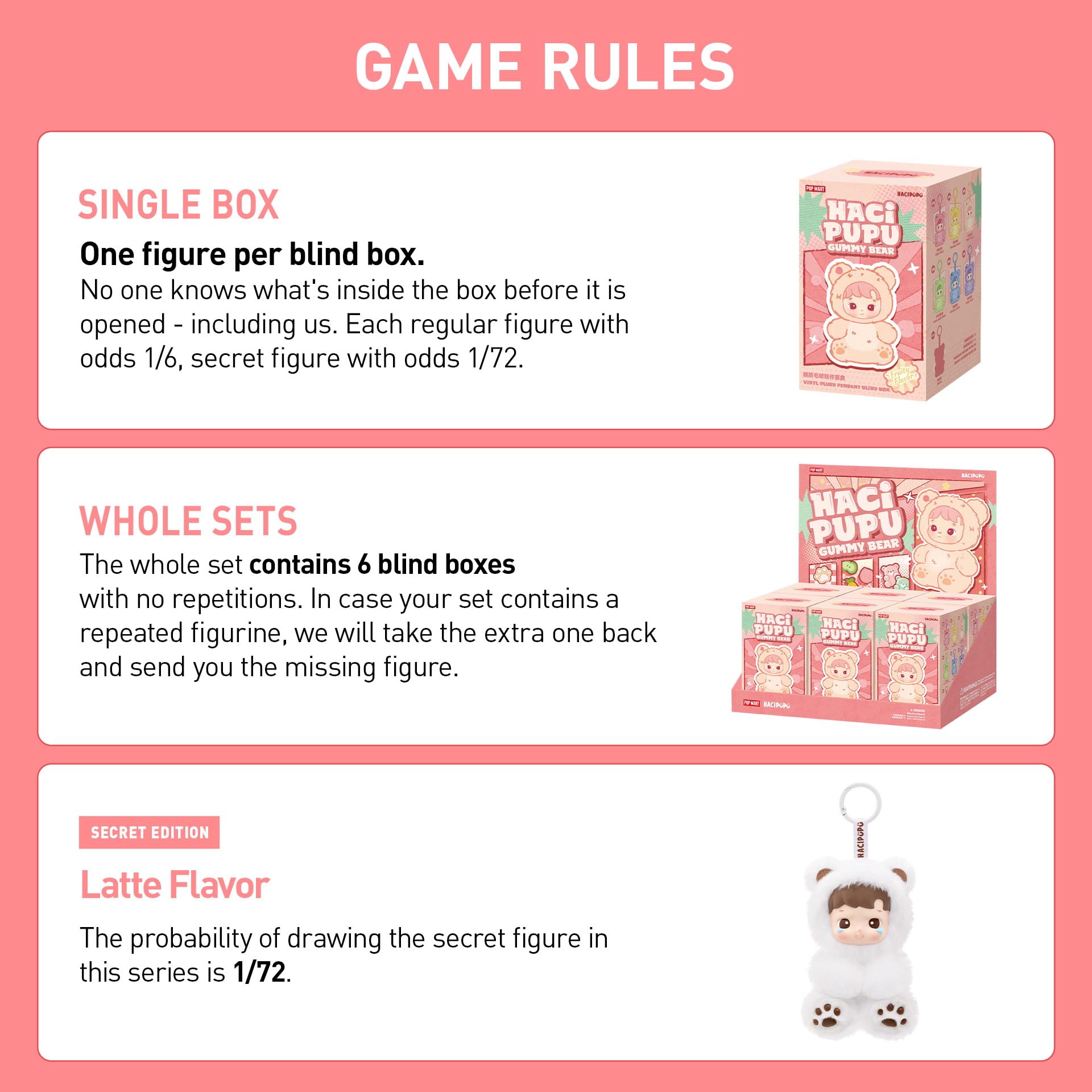 POP MART HACIPUPU blind box reveals one random figure