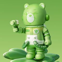 POP MART Mega Space Molly figures are compact and display-ready.