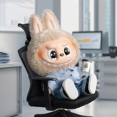 POP MART The Monsters as desk decor enhances creative workspace and inspiration.