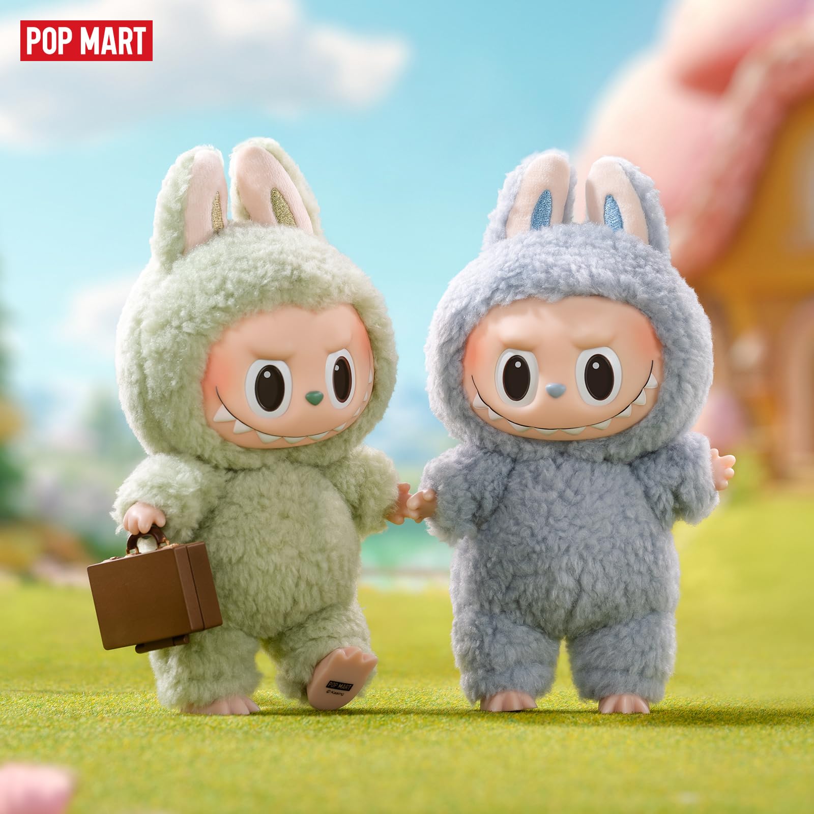 POP MART sealed blind box label showing series branding and surprise