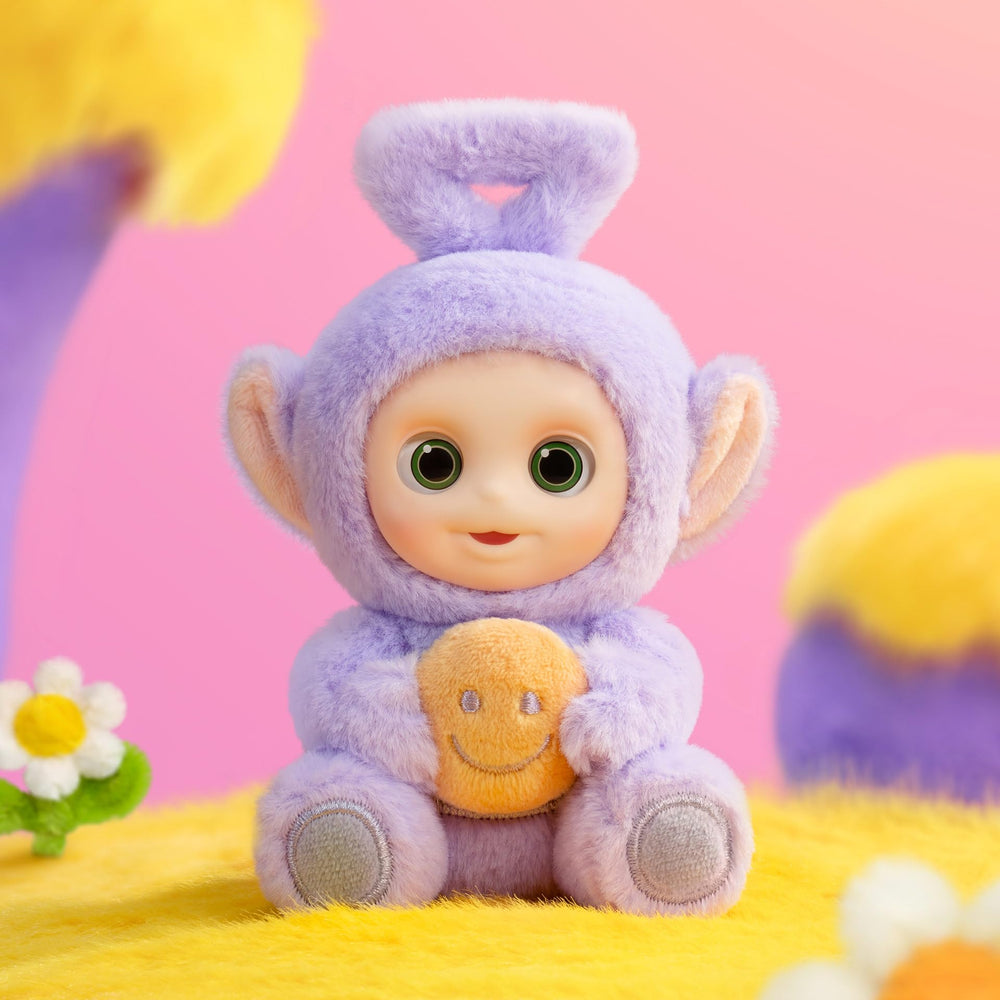 POP MART Teletubbies Say Hello pendant close-up detail