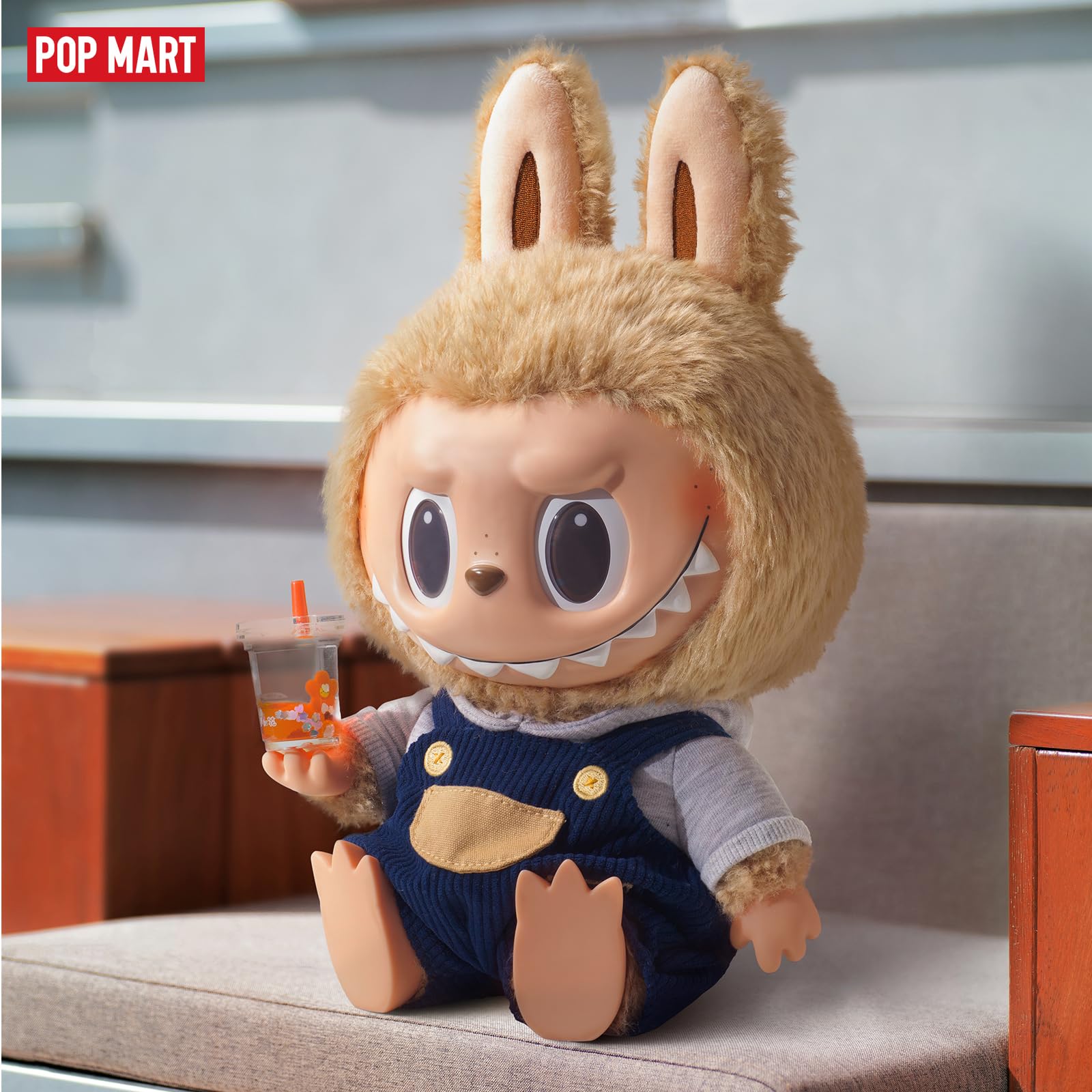 POP MART Monsters Time to Chill vinyl plush close up showing vibrant colors
