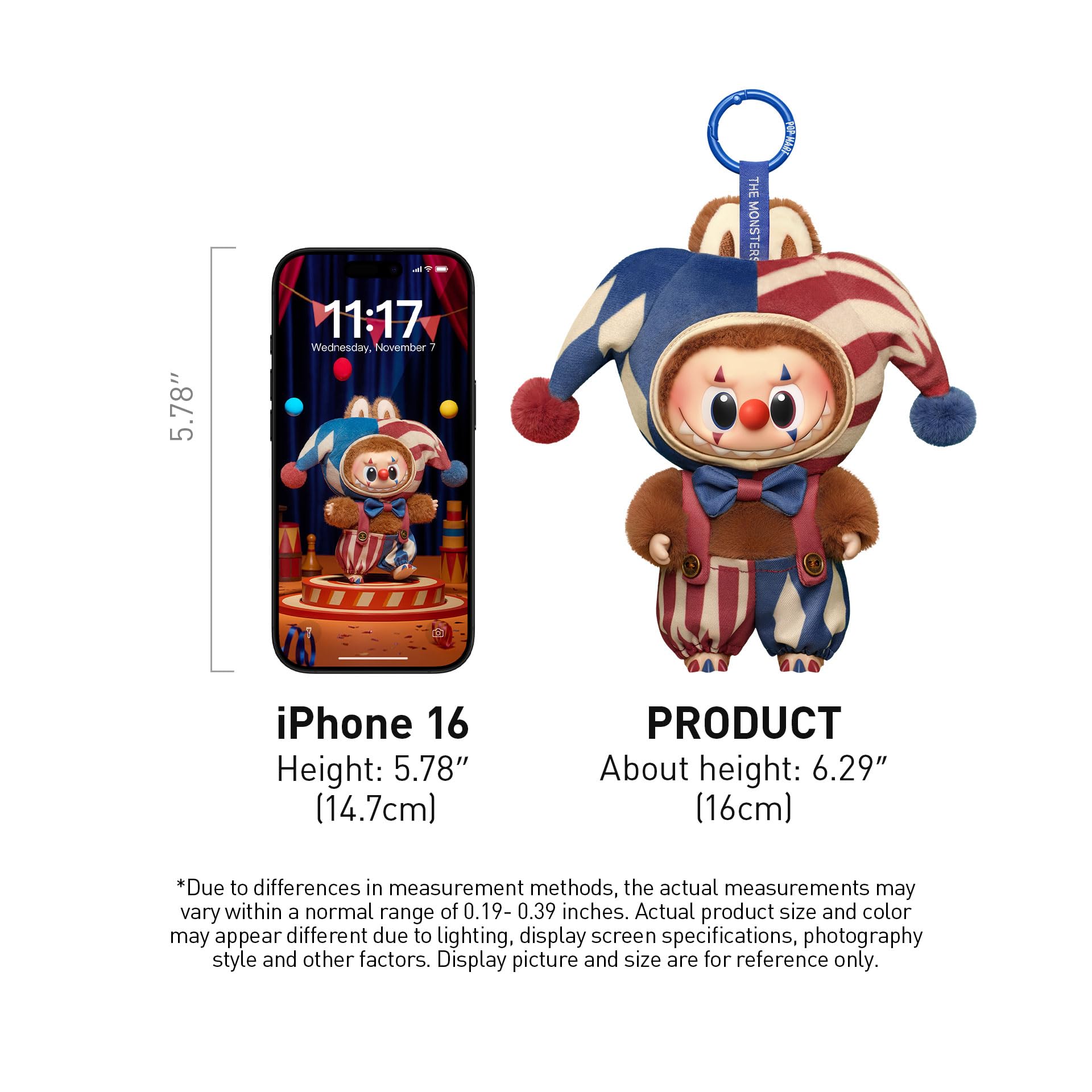 POP MART Why So Serious blind box figure pendant, add to collection shelf