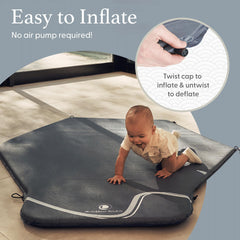 POP 'N GO PLAYPEN 1-inch cushioning protects little knees during crawling and play.