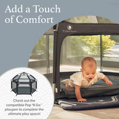 POP 'N GO PLAYPEN standalone use doubles as a portable play mat.