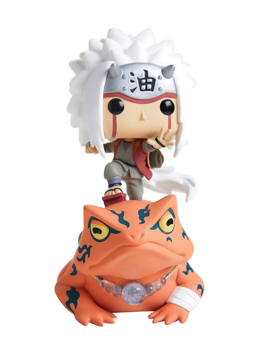 POP Jiraiya on Toad figure, front view ideal for Naruto Shippuden display.