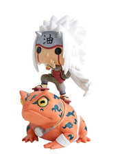 Jiraiya riding the toad, side profile showcases dynamic pose for display.