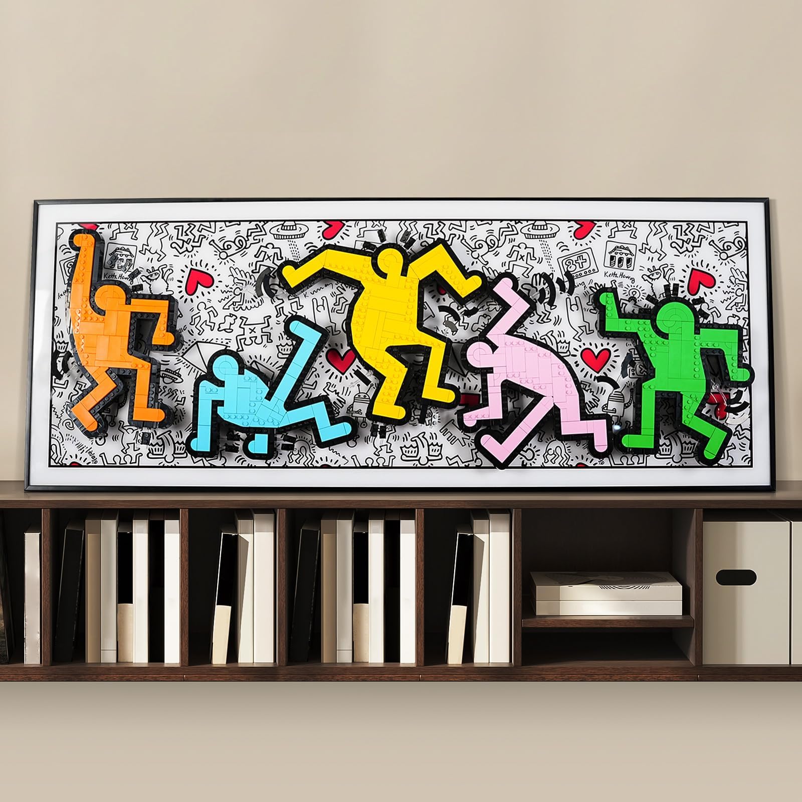 popbricks gift-ready art decor idea for pop art and builder fans