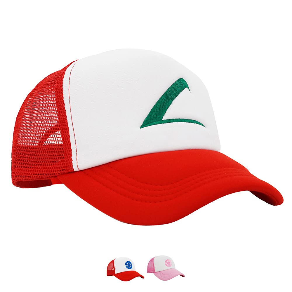PopCrew embroidered trainer hat front view for cosplay and casual wear.