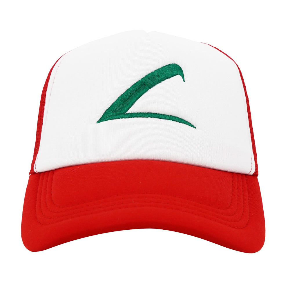 PopCrew trainer hat side view showing mesh backing for breathability.