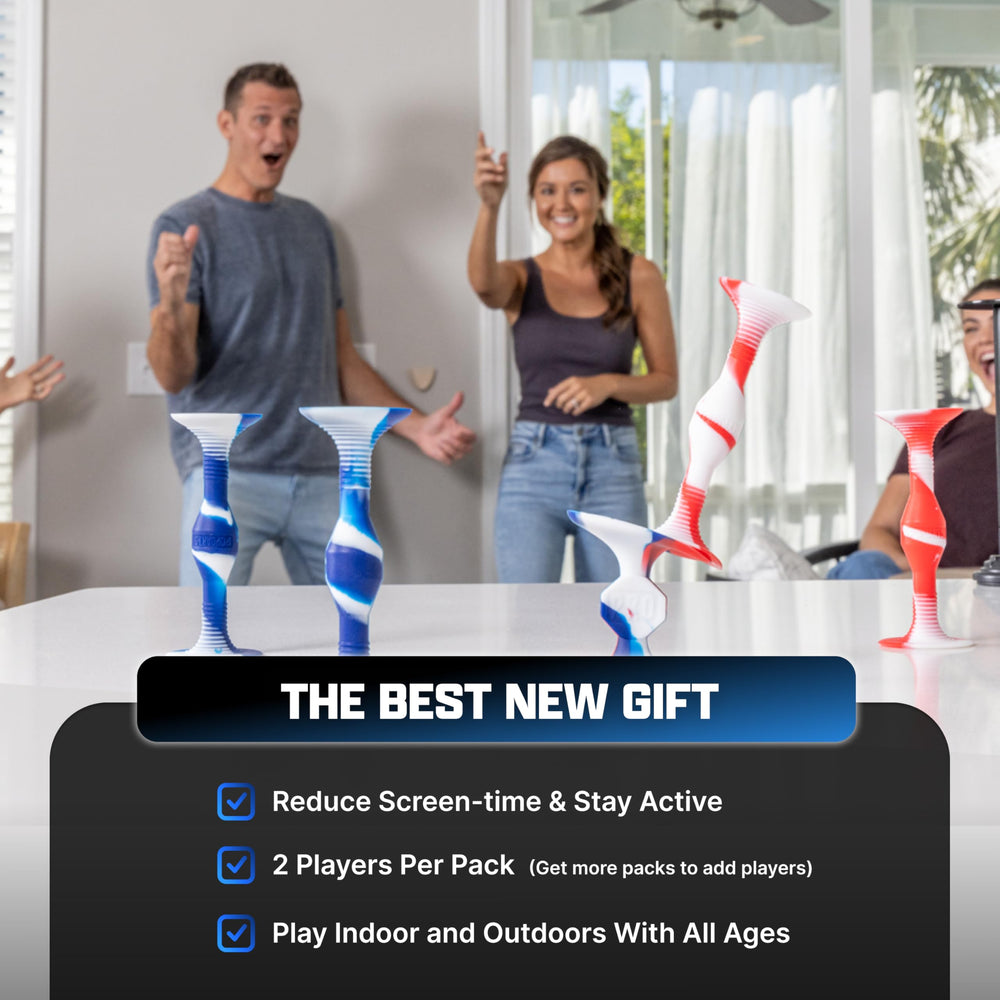 Popdarts PRO Pack Retro competition setup invites friendly, casual rivalry.