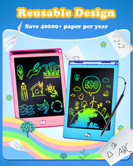 POPERFUN educational doodle pad supports learning through drawing and writing activities.