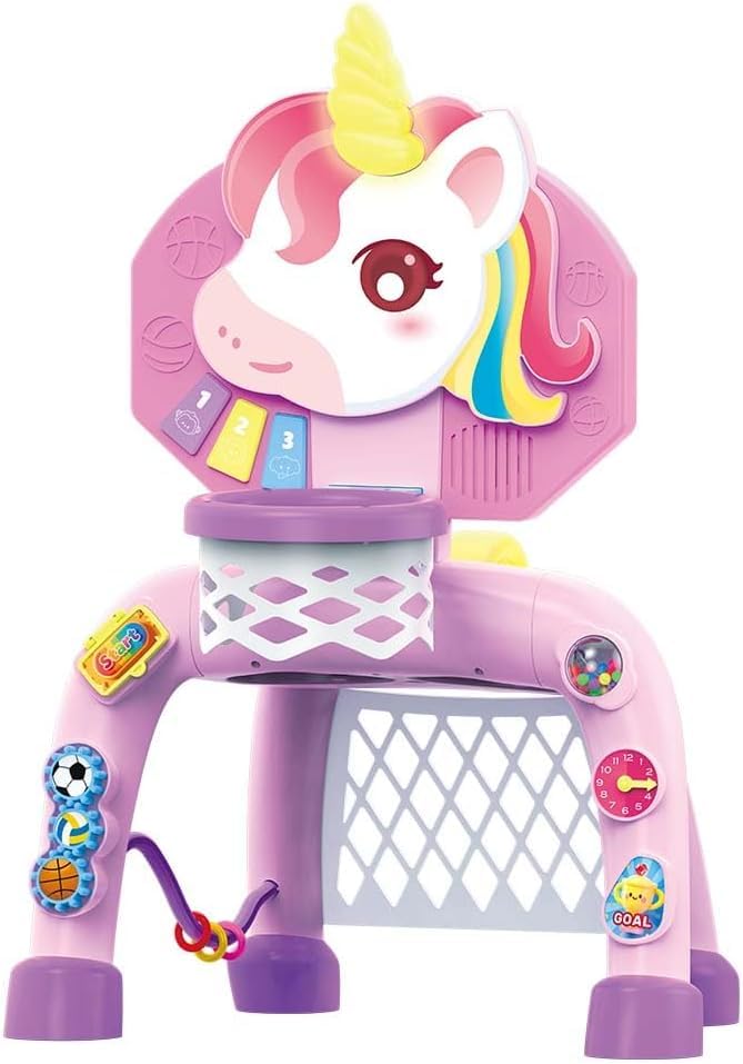 POPERFUN unicorn colorful-lights-buttons engage senses and learning through play