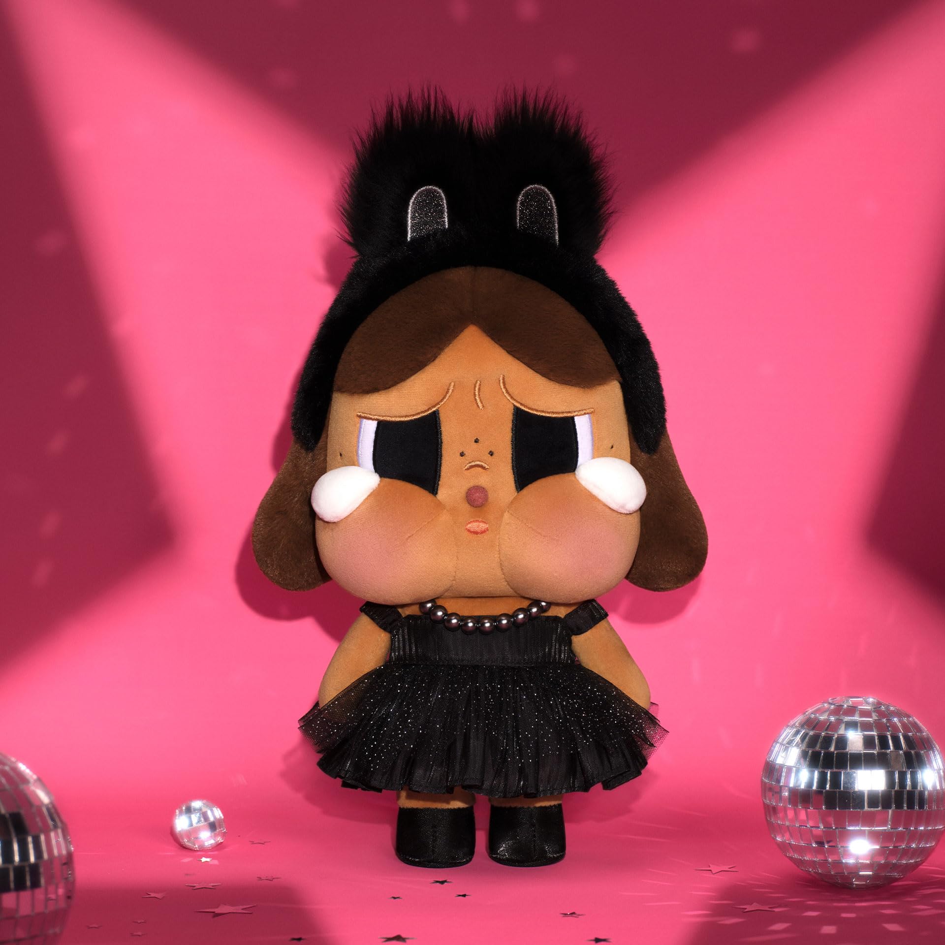 POP MART Crybaby plush doll texture details spark visual interest on shelves
